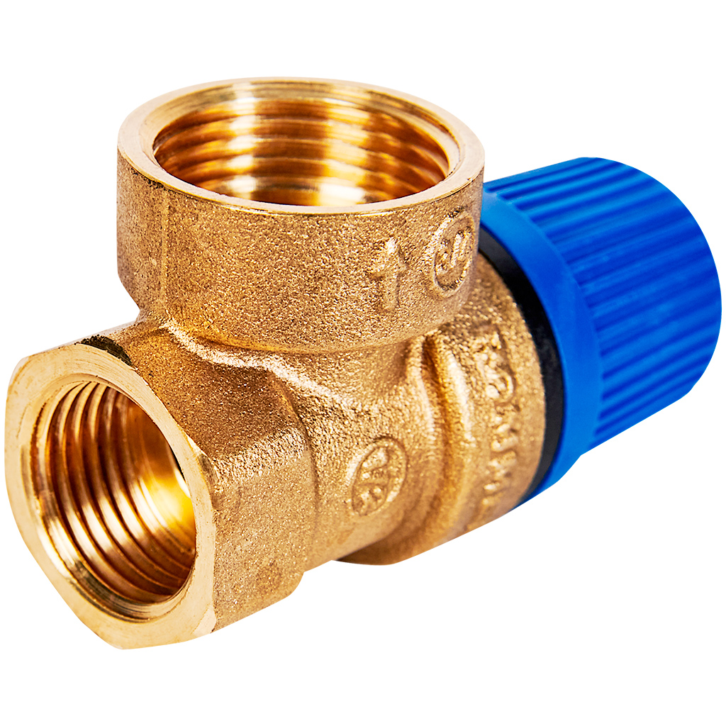 Предохранительный клапан Rommer 8 бар 1/2x3/4 для системы водоснабжения