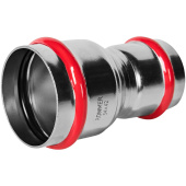 Муфта переходная 108х54 Rommer из нержавеющей стали прессовой
