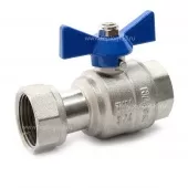 Шаровой кран TIM с накидной гайкой 3/4 ручка бабочка Шаровой кран TIM с накидной гайкой 3/4 ручка бабочка