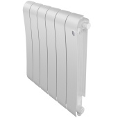 Биметаллический радиатор Royal Thermo Infinity 500 Bianco Traffico VR80 6 секций с нижним подключением