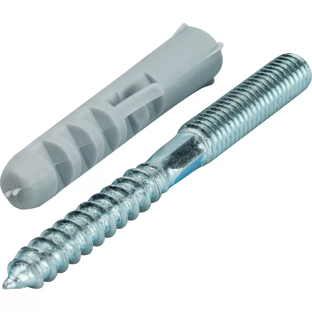 Хомут сантехнический со шпилькой и дюбелем 3" (87-94мм)