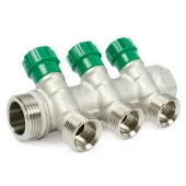 Коллектор TIM регулирующий под 45°, 1x3/4 на 3 выхода