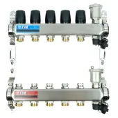 Коллектор TIM на 8 выходов из нержавеющей стали без расходомеров