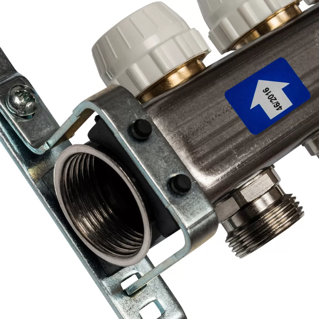 Коллектор Stout на 4 выхода из нержавеющей стали с расходомерами - SMS 0917 000004 Коллектор Stout на 4 выхода из нержавеющей стали с расходомерами - SMS 0917 000004