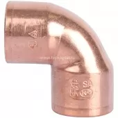 Угол 90° 15 ВП-ВП Sanha 5090, для медных труб под пайку 1509015