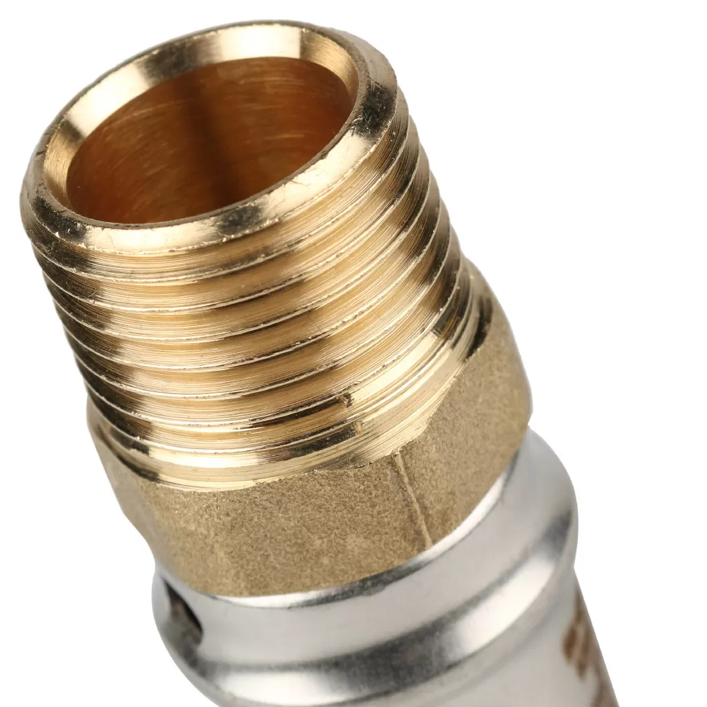 Переходник с наружной резьбой прессовой Stout 1/2 x 20 Переходник с наружной резьбой прессовой Stout 1/2 x 20