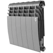 Биметаллический радиатор Royal Thermo BiLiner 350 Silver Satin 6 секций