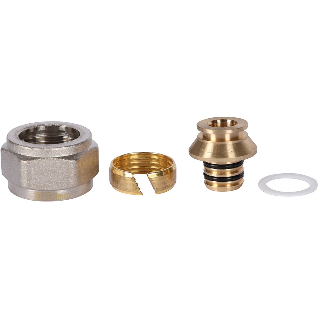 Фитинг компрессионный Rommer для труб PEX-AL-PEXc 20x2,9x3/4