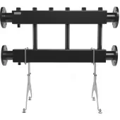 Распределительный коллектор Gidruss MK-600-3x32 (600 кВт, 2 магистр. подкл. DN80, 3 конт. G 1 1/4)