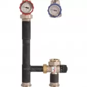 Насосная группа Rommer c термостатическим клапаном 20-40°С 1 без насоса