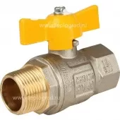 Кран шаровой для газа Itap LONDON 069 НВ 1, ручка бабочка