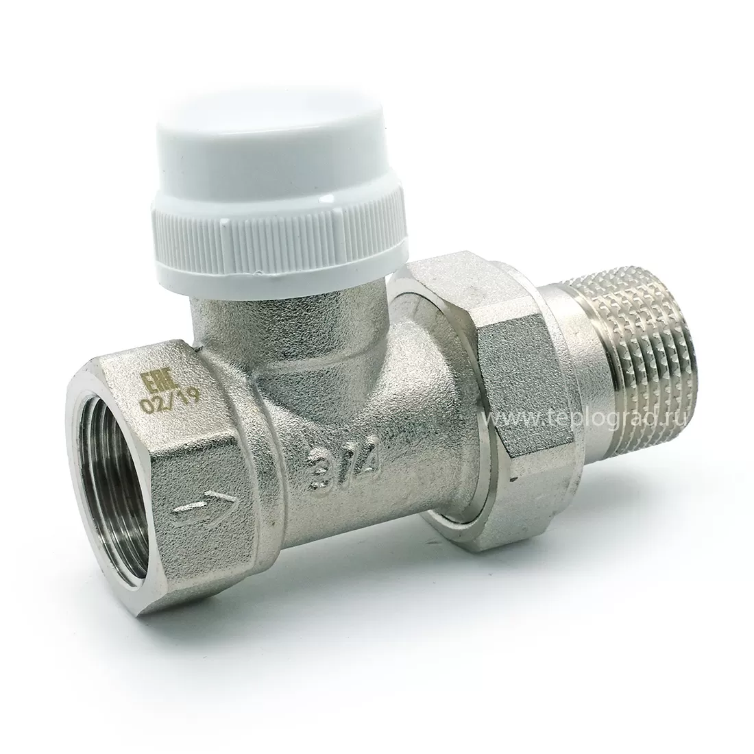 Клапан термостатический Pro Aqua прямой 3/4