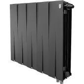 Биметаллический радиатор Royal Thermo PianoForte 500 Noir Sable VDR80 10 секций с нижним подключением