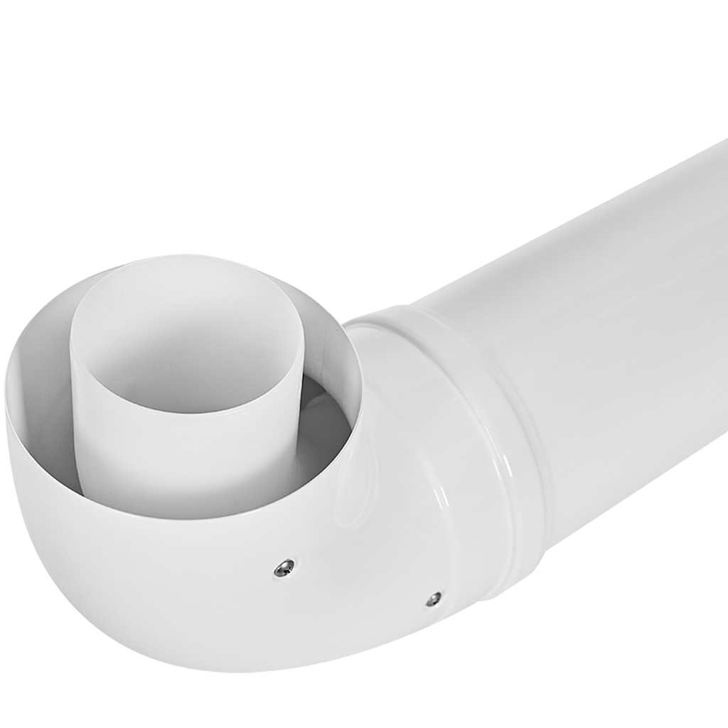 Комплект дымохода конденсационный Rommer 80/125 - 800 мм