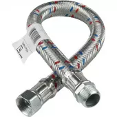 Гибкая подводка для воды Stout НР 3/4 x ВР 3/4, длиной 600 мм Гибкая подводка для воды Stout НР 3/4 x ВР 3/4, длиной 600 мм