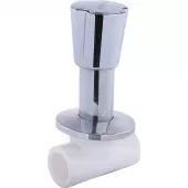 Вентиль c хромированной ручкой трилистник Kalde 32