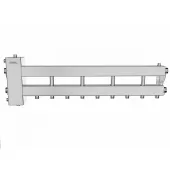Балансировочный коллектор Gidruss BMSS-150-5D (до 150 кВт, подкл. котла G 1 1/2, 4 контура G 1, нерж. сталь)
