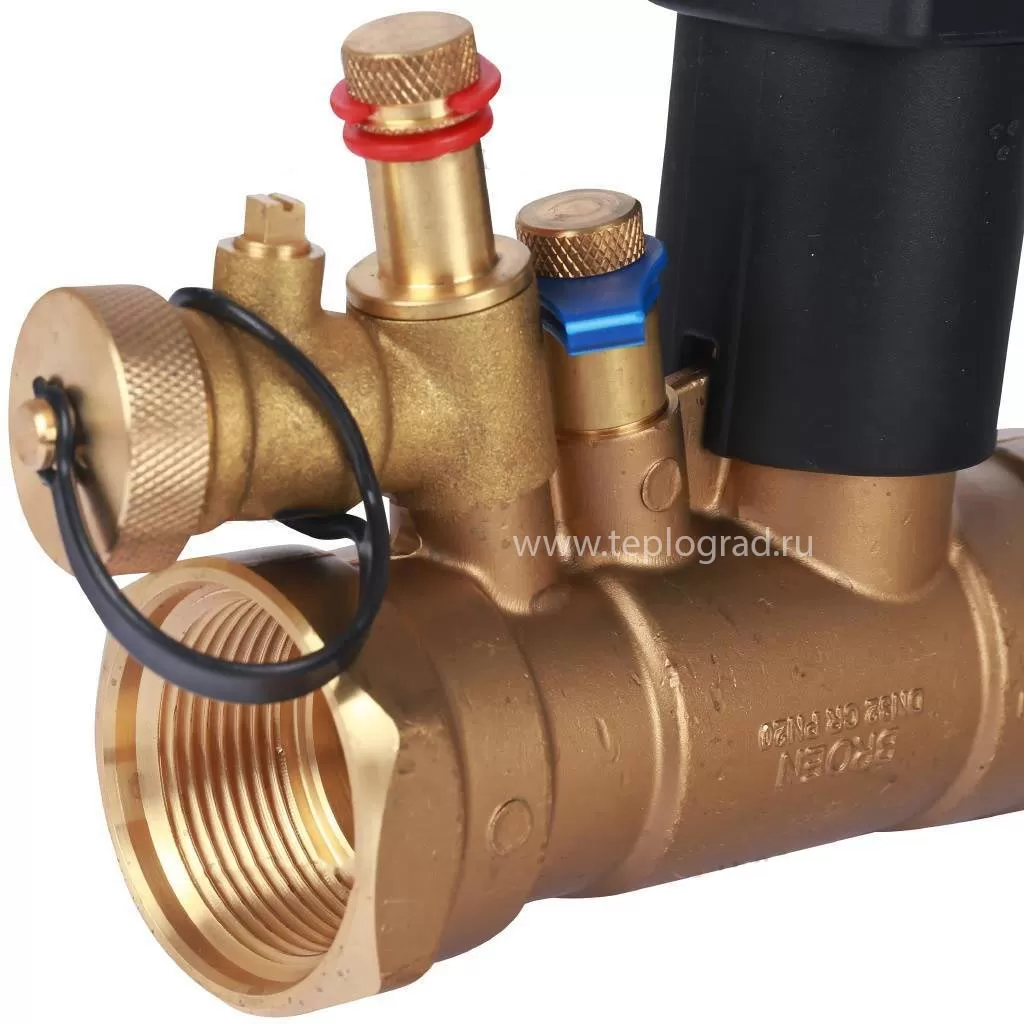 Балансировочный клапан Broen Venturi FODRV DN32 PN25 Kvs 13,2 с дренажем Балансировочный клапан Broen Venturi FODRV DN32 PN25 Kvs 13,2 с дренажем