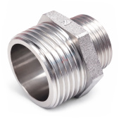 Ниппель переходной 1/2x3/8 НН никелированный Zeissler