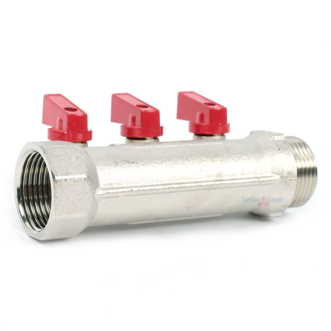 Коллектор Valfex с шаровыми кранами 1x1/2 на 3 выхода