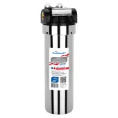 Магистральный фильтр Аквабрайт АБФ-НЕРЖ-12-ПЛ SlimLine 10 из нержавеющей стали Магистральный фильтр Аквабрайт АБФ-НЕРЖ-12-ПЛ SlimLine 10 из нержавеющей стали