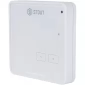 Беспроводной комнатный регулятор Stout R-8z, белый