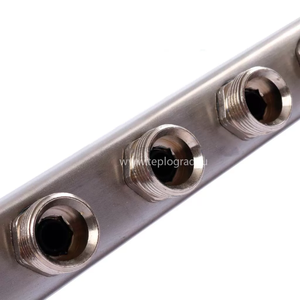 Коллектор Uponor Smart S на 3 выхода с расходомерами Коллектор Uponor Smart S на 3 выхода с расходомерами