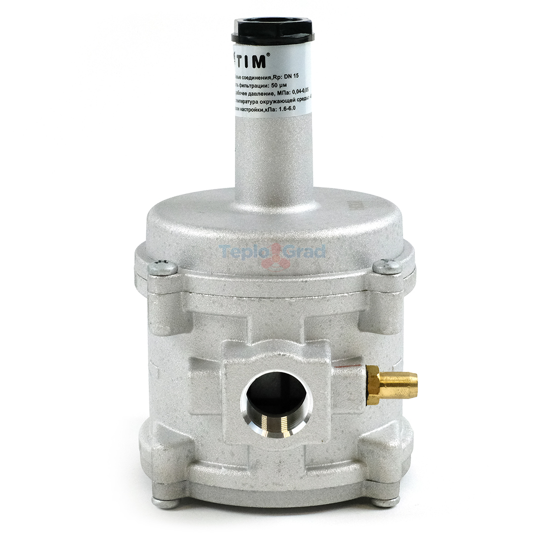 Регулятор давления газа со встроенным фильтром TIM 1/2