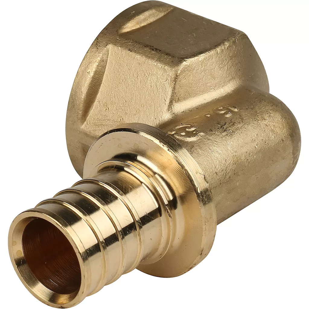 Угольник Stout ВР 25x1 для труб из сшитого полиэтилена