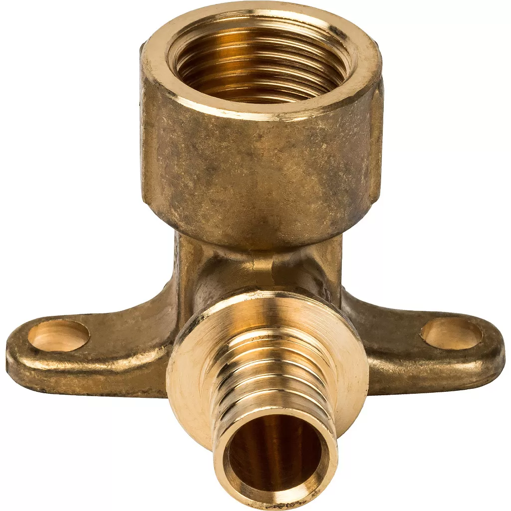 Угольник Stout с настенным креплением 16x1/2 для труб из сшитого полиэтилена