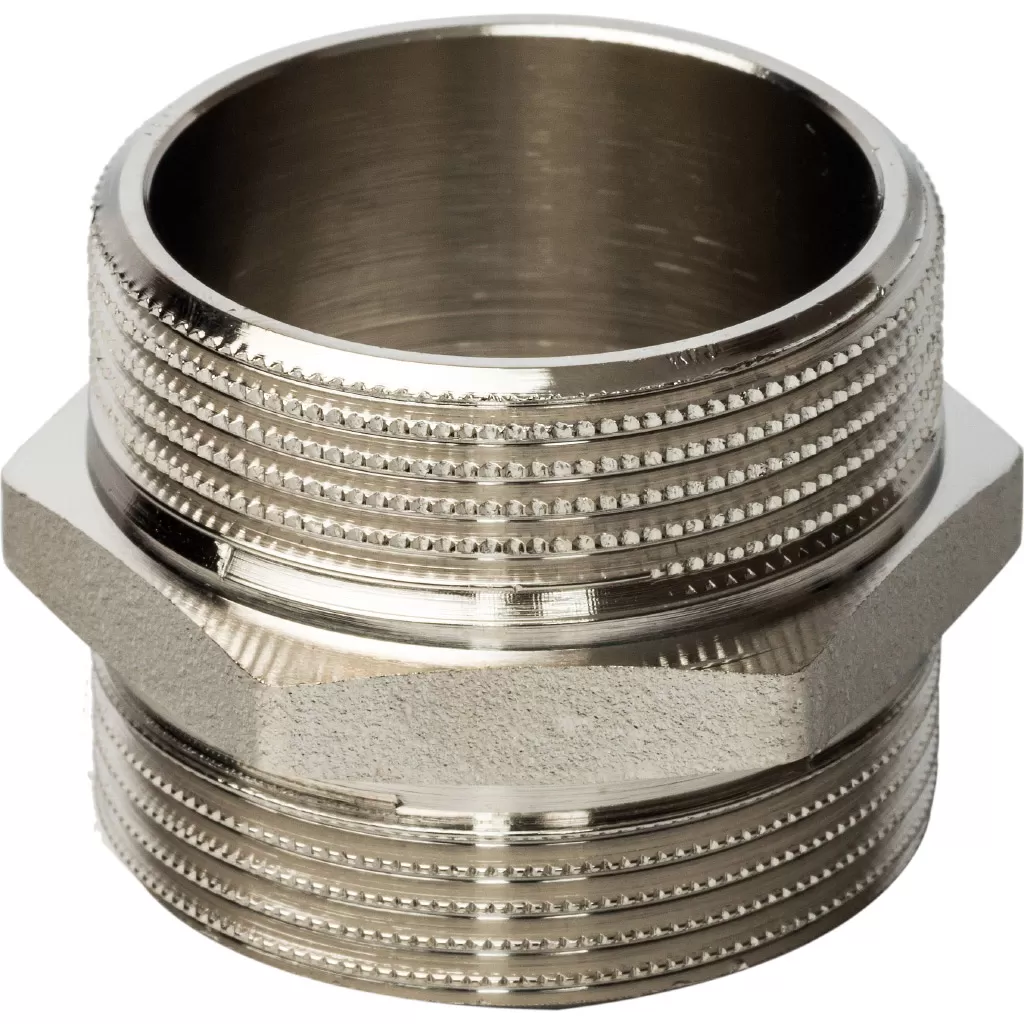 Ниппель 1 1/4 НН никелированный Stout