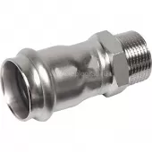 Муфта переходная 22x3/4 ВПр-НР Sanha 9243G, нержавеющая сталь