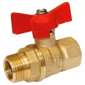 Шаровой кран Галлоп НР-ВР 1/2 ручка бабочка, серия Стандарт 231