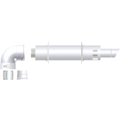 Комплект коаксиальный Termica 60/100 1000 мм с антиобледенителем (Baxi (кроме Nova), Mizudo, Viessmann, Vaillant) Комплект коаксиальный Termica 60/100 1000 мм с антиобледенителем (Baxi (кроме Nova), Mizudo, Viessmann, Vaillant)