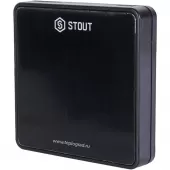 Беспроводной комнатный датчик Stout C-8r, черный