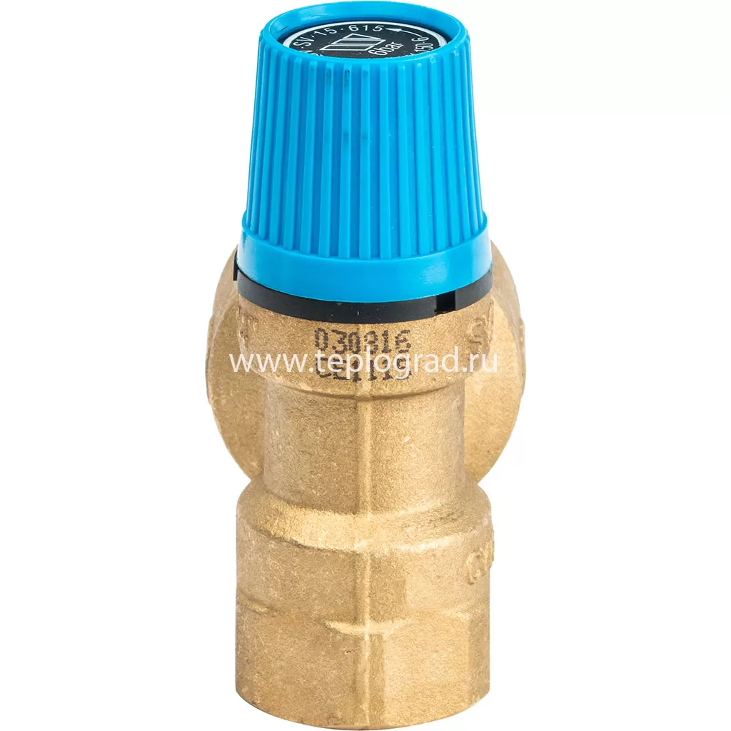 Предохранительный клапан Watts SVW 6-3/4, 6 бар для системы водоснабжения