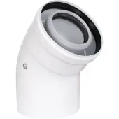 Отвод конденсационный Rommer 60/100 45° Отвод конденсационный Rommer 60/100 45°
