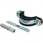 Хомут сантехнический со шпилькой и дюбелем 1 1/4" (40-45мм)