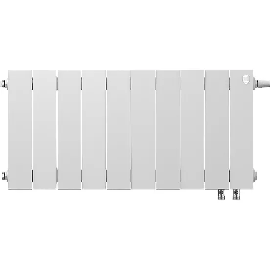 Биметаллический радиатор Royal Thermo PianoForte 300 Bianco Traffico VDR80 10 секций с нижним подключением