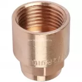 Переход 15x1/2 ВП-ВР Sanha 4270g, бронза 142701512