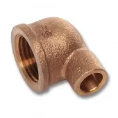 Угловой переход 42x11/2 ВП-ВР Sanha 4090g, бронза 1409042112