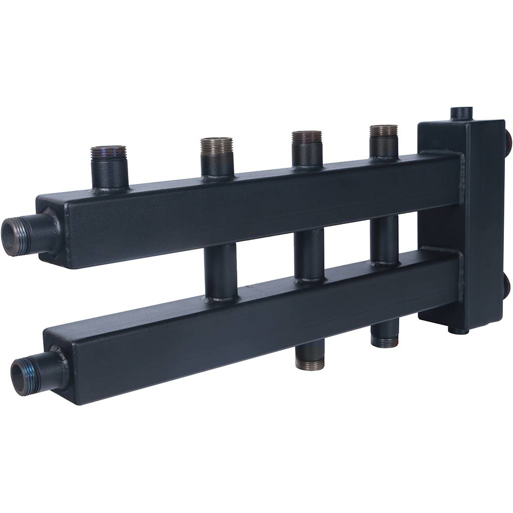 Балансировочный коллектор Rommer на 2+1+1 контура до 85 кВт