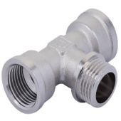 Тройник 3/4 ВНВ никелированный Zeissler