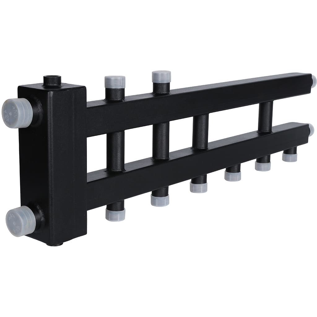 Балансировочный коллектор Rommer на 3+1+1 контура до 60 кВт