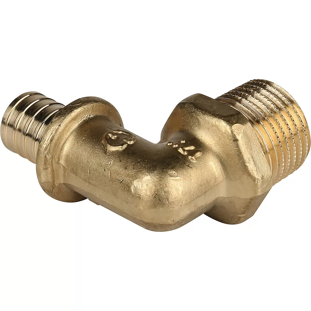 Угольник Stout НР 16x1/2 для труб из сшитого полиэтилена