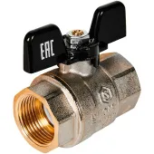 Шаровой кран Stout ВР-ВР 3/4 полнопроходной, ручка бабочка Шаровой кран Stout ВР-ВР 3/4 полнопроходной, ручка бабочка