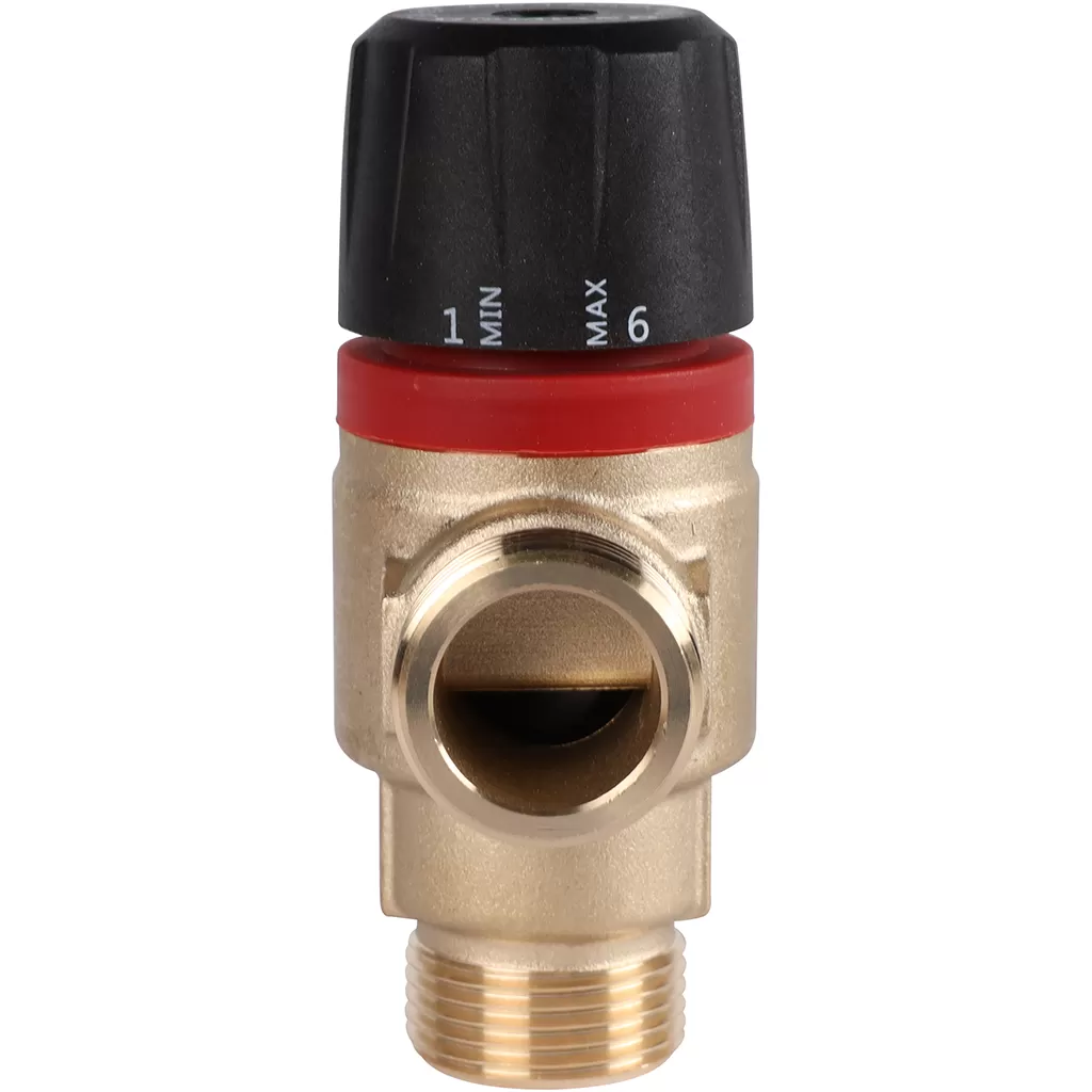 Термостатический смесительный клапан Rommer 3/4 НР 30-65°С KVs 1.8 центральное смешивание