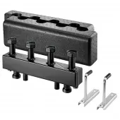 Распределительный коллектор Oventrop Regumat DN25 на 4 контура Распределительный коллектор Oventrop Regumat DN25 на 4 контура