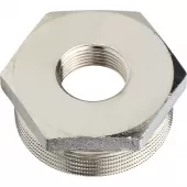 Футорка 1 1/2x3/4 никелированная Stout