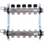 Коллектор Uponor Smart S на 5 выходов с клапанами